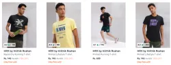 hrx Men T-shirt Starting @ ₹146