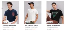HRX Men T-shirt Starting @ ₹188
