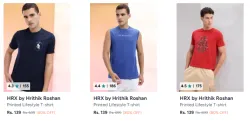 Hrx Men Tshirt Starting @ ₹139