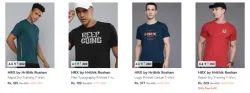 Hrx Men Tshirt Starting @ ₹185