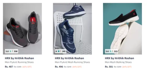 Image of HRX Men's Shoes upto 85% Discount 