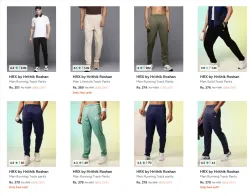 HRX by Hrithik Roshan Mens Track Pants From ₹351