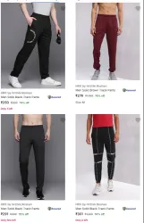 HRX by Hrithik Roshan Men's Track pants From ₹276