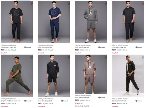 Image of HRX Men's Track Suit upto 70% discount 