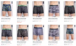 HRX Mens Trunks ( Pack of 2)  starting @ ₹374