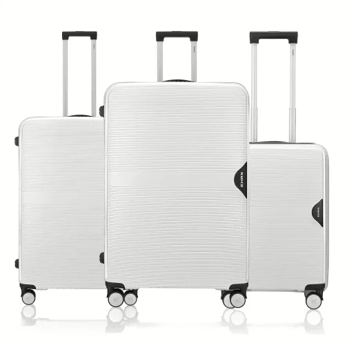 Image of HRX Parabola 3-Piece Luggage Set with 8 Spinner Wheels