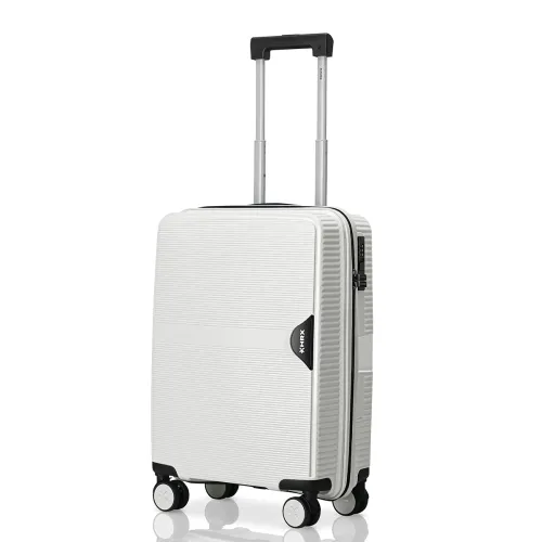 Image of HRX Parabola Cabin Size Intergallcatic Grey Polypropylene Hard Shell Suitcase 