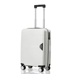 HRX Parabola Cabin Size Intergallcatic Grey Polypropylene Hard Shell Suitcase 