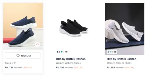 Image of HRX Shoes Minimum 89% Discount