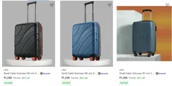 HRX Small Cabin Suitcase upto 85% Discount 