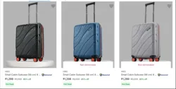 HRX Small Cabin Suitcase Upto 86% OFF