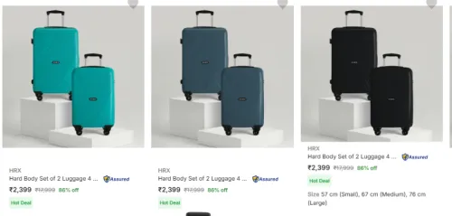 Image of HRX Suitcase Up to 87% Discount