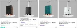 Hrx Suitcases At Minimum 81% Discount