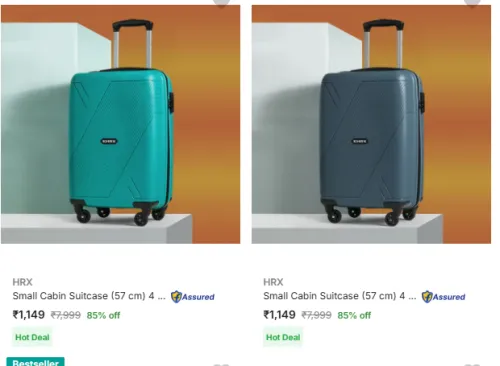 Image of Hrx Suitcases Starts @ ₹1149