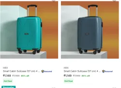 Hrx Suitcases Starts @ ₹1149