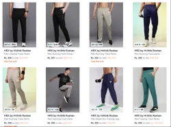 HRX TrackPants Starting at ₹339
