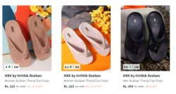 HRX Women’s Self Design Thong Flip-Flops Starting At ₹325