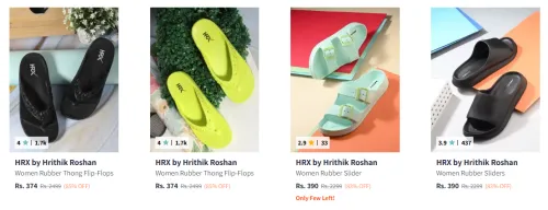Image of Hrx Women's Footwear at minimum 80% Discount