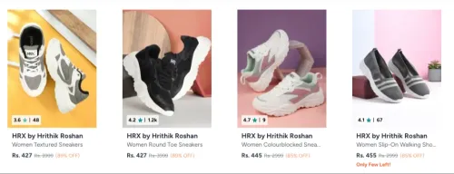 Image of HRX Women's shoes upto 89% discount 