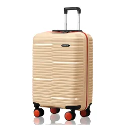 HRX Zanzibar Beige Cabin Size Hard Shell Suitcase