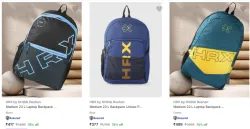 Hrx By Hrithik Roshan Backpacks at Minimum 70% Discount