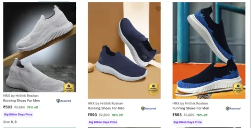 Image of HRX by Hrithik Roshan Men’s Shoes From ₹593
