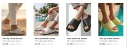 HRX by Hrithik Roshan Mens sliders starting ₹199 