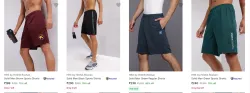 Hrx By Hrithik Roshan Mens Shorts at minimum 70% Discount