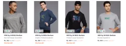 HRX by Hrithik Roshan Mens Sweatshirts upto 76% Discount