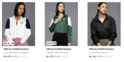 Hrx By Hrithik Roshan Women Jacket at Minimum 70% Discount