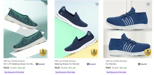 Image of HRX by Hrithik Roshan Women's Sports Shoes at minimum 71% Discount
