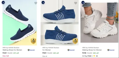 Image of HRX by Hrithik Roshan Women's Sports Shoes starting at ₹441