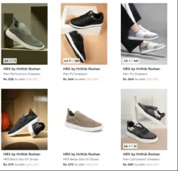 Hrx By Hrithik Roshan Casual Shoes at minimum 80% Discount