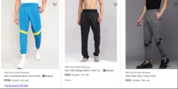 Hrx By Hrithik Roshan Men's Track Pants at Minimum 70% Discount