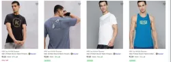 Hrx By Hrithik Roshan Mens T Shirts upto 84% Discount