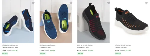 Image of Hrx By Hrithik Roshan Men’s Casual Shoes at minimum 76% Discount