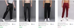 Hrx By Hrithik Roshan Mens Track Pants at minimum 70% Discount