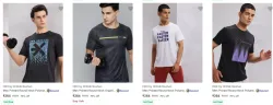 Hrx By Hrithik Roshan Men's T Shirts at minimum 70% Discount