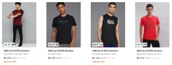 Hrx By Hrithik Roshan Mens T-shirts at minimum 70% Discount