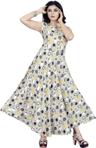 Image of HSFS Women Maxi Multicolor Full Length Dress