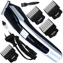 HTTCC Waterproof Rechargeable Beard Trimmer 120min Runtime