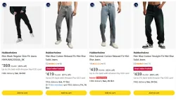 Hubberholme Mens Jeans Starting at ₹369