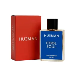 HUEMAN Cool Soul Eau De Parfum for Men, Cool Water Cologne For Men 100 ml