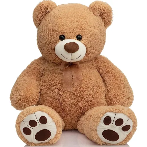 Image of HUG 'n' FEEL SOFT TOYS Soft Toy Teddy Bear Plush & Stuffed Toys (4 feet, Brown)