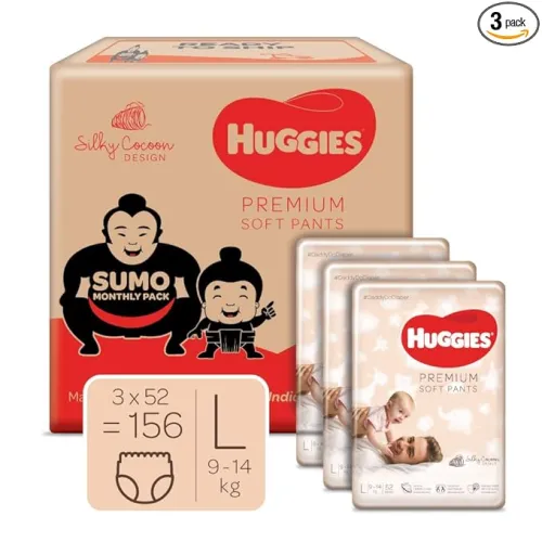 Image of Huggies Baby Premium Soft Pants 156 Count