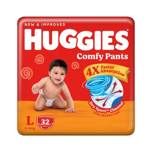 Image of Huggies Comfy Baby Pant Diapers - L
