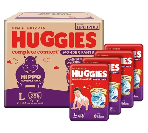 Image of Huggies Complete Comfort Wonder Pants (64 count, Pack of 4)