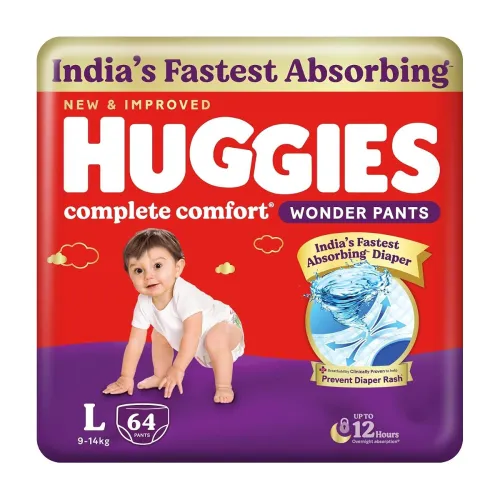 Image of Huggies Complete Comfort Wonder Pants (L), 64 Count