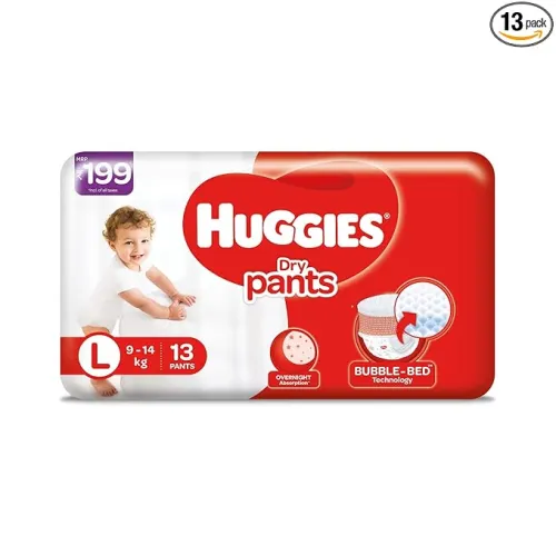 Image of Huggies Dry Pants Large Size Diapers (13 count)