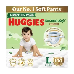Huggies Natural Soft Premium Baby Diaper 